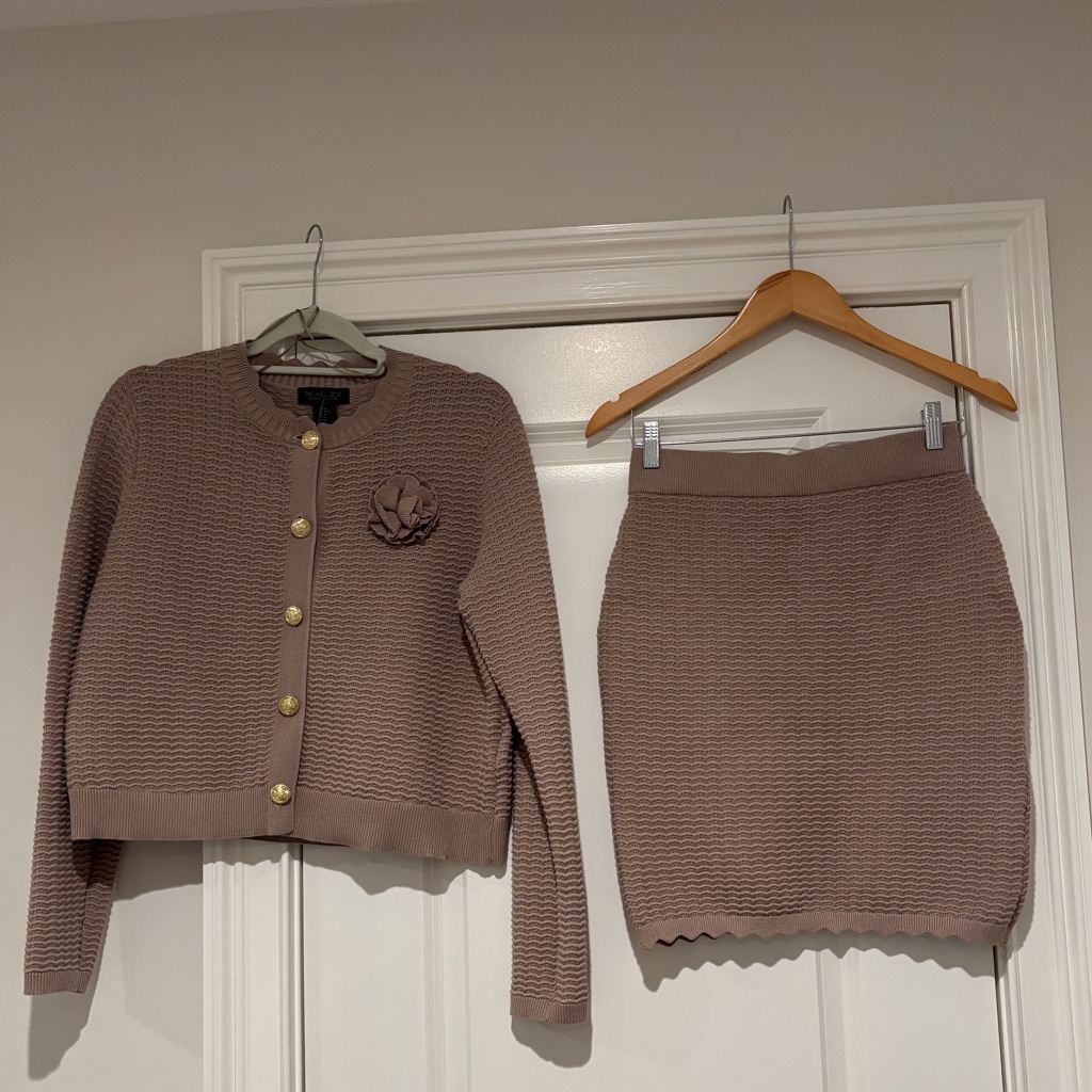 Rachel Zoe Knit Skirt Set Size Medium Nwt